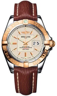 Breitling - Galactic 41 Steel-Rose Gold - Sahara Strap