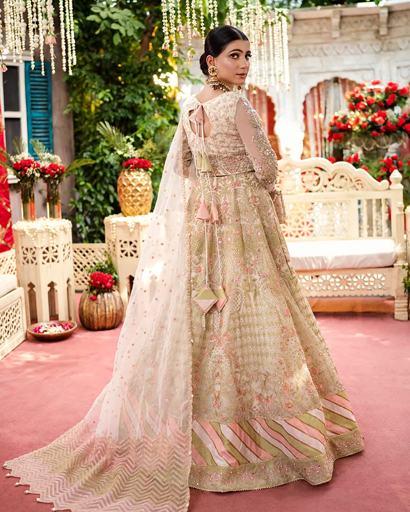 Bridal Lehenga Choli and Dupatta Dress for Wedding
