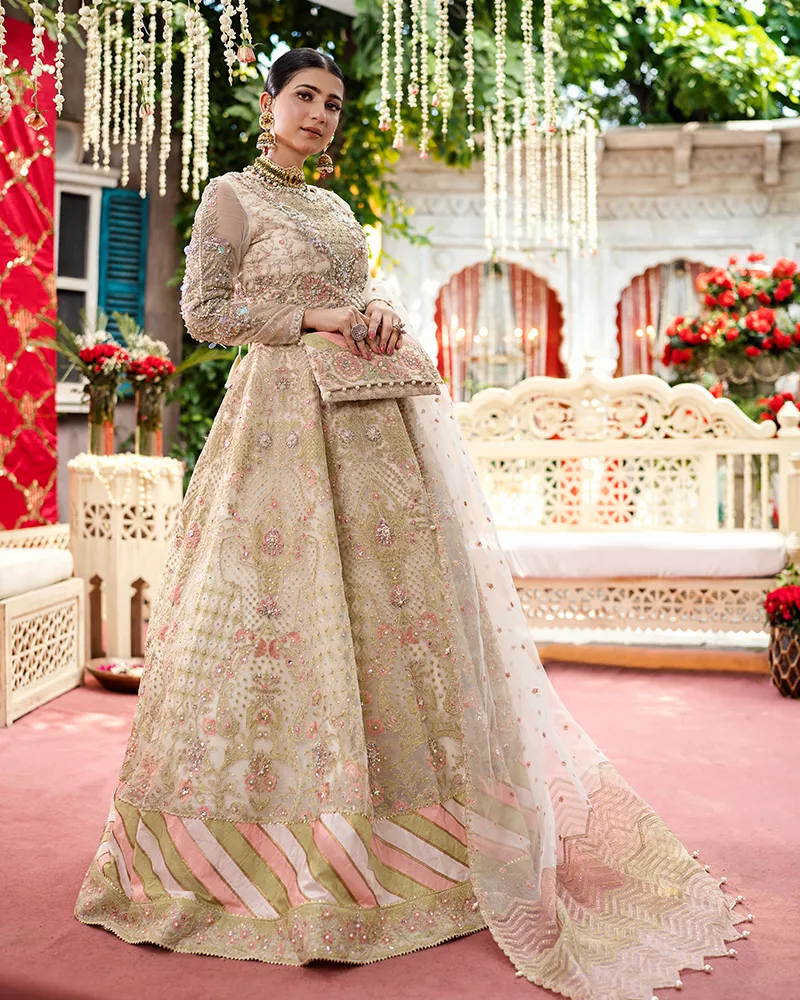 Bridal Lehenga Choli and Dupatta Dress for Wedding