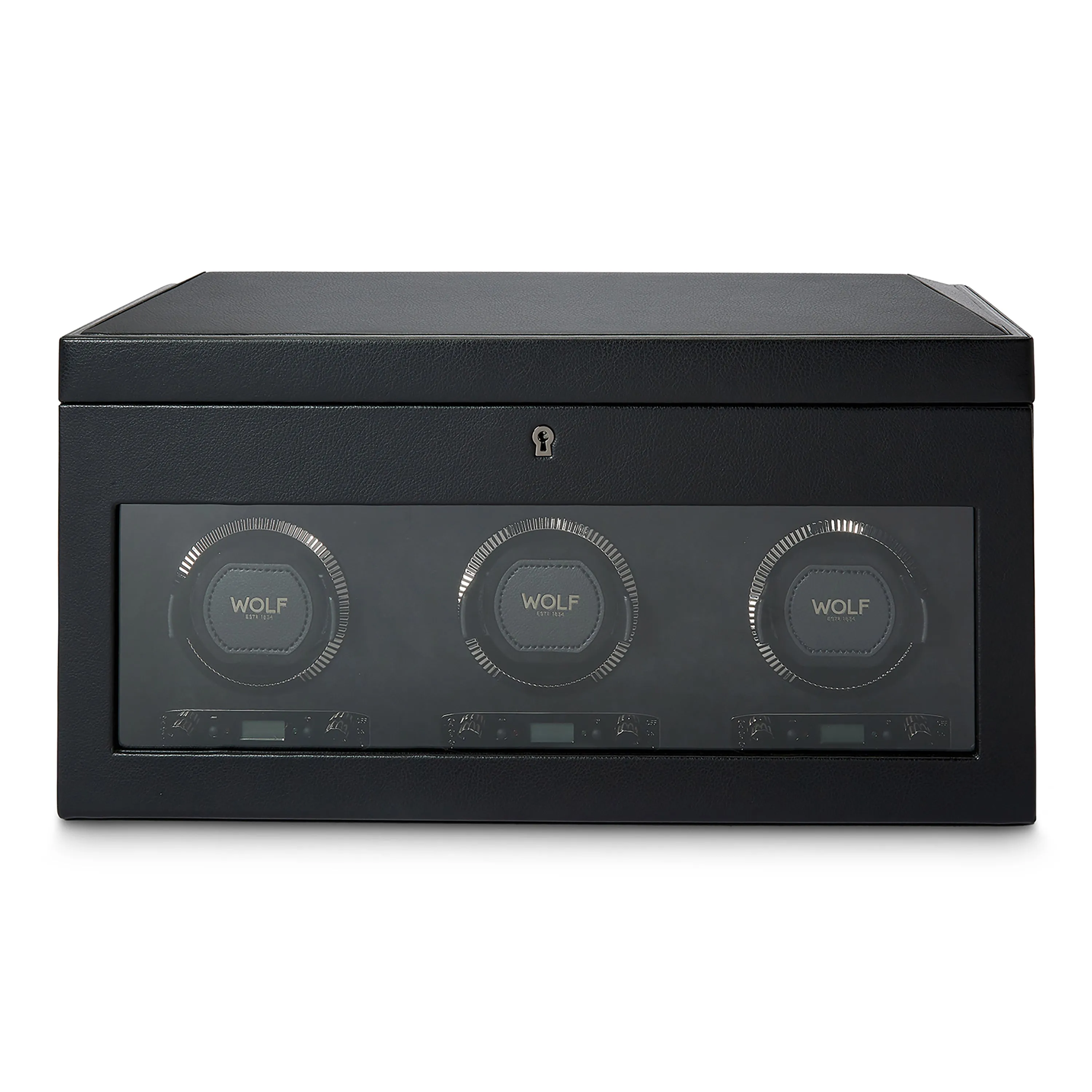 British Racing Triple Watch Winder With Storage