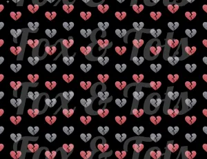 Broken Hearts Fabric