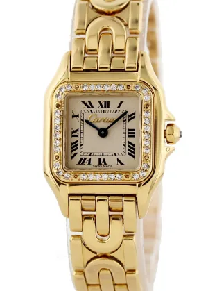 Cartier Panthere Art Deco 1070 18K Yellow Gold Ladies Watch