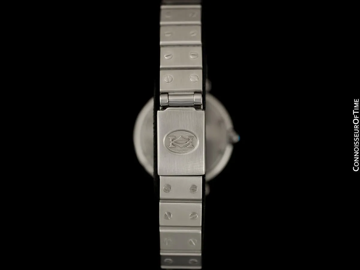 Cartier Santos Vendome Ladies Quartz Bracelet Watch - Stainless Steel
