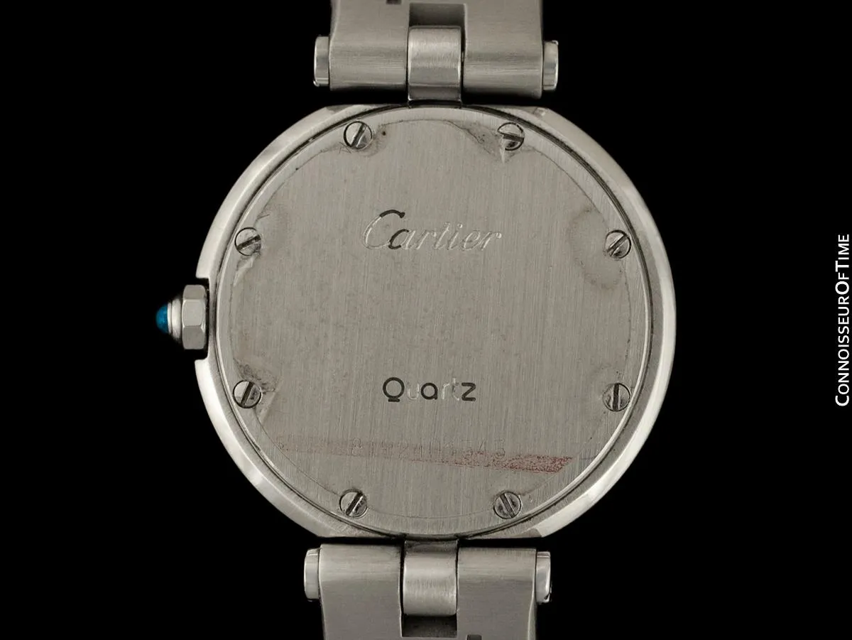 Cartier Santos Vendome Ladies Quartz Bracelet Watch - Stainless Steel