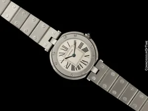 Cartier Santos Vendome Ladies Quartz Bracelet Watch - Stainless Steel