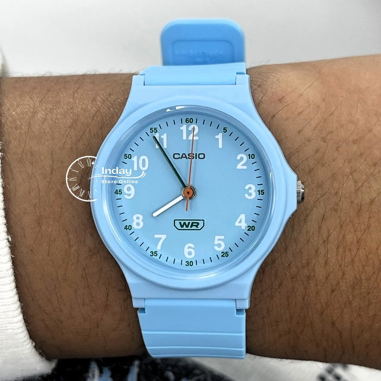 Casio Analog Women's Watch LQ-24B-2B Bio-based Resin Glass Resin Band