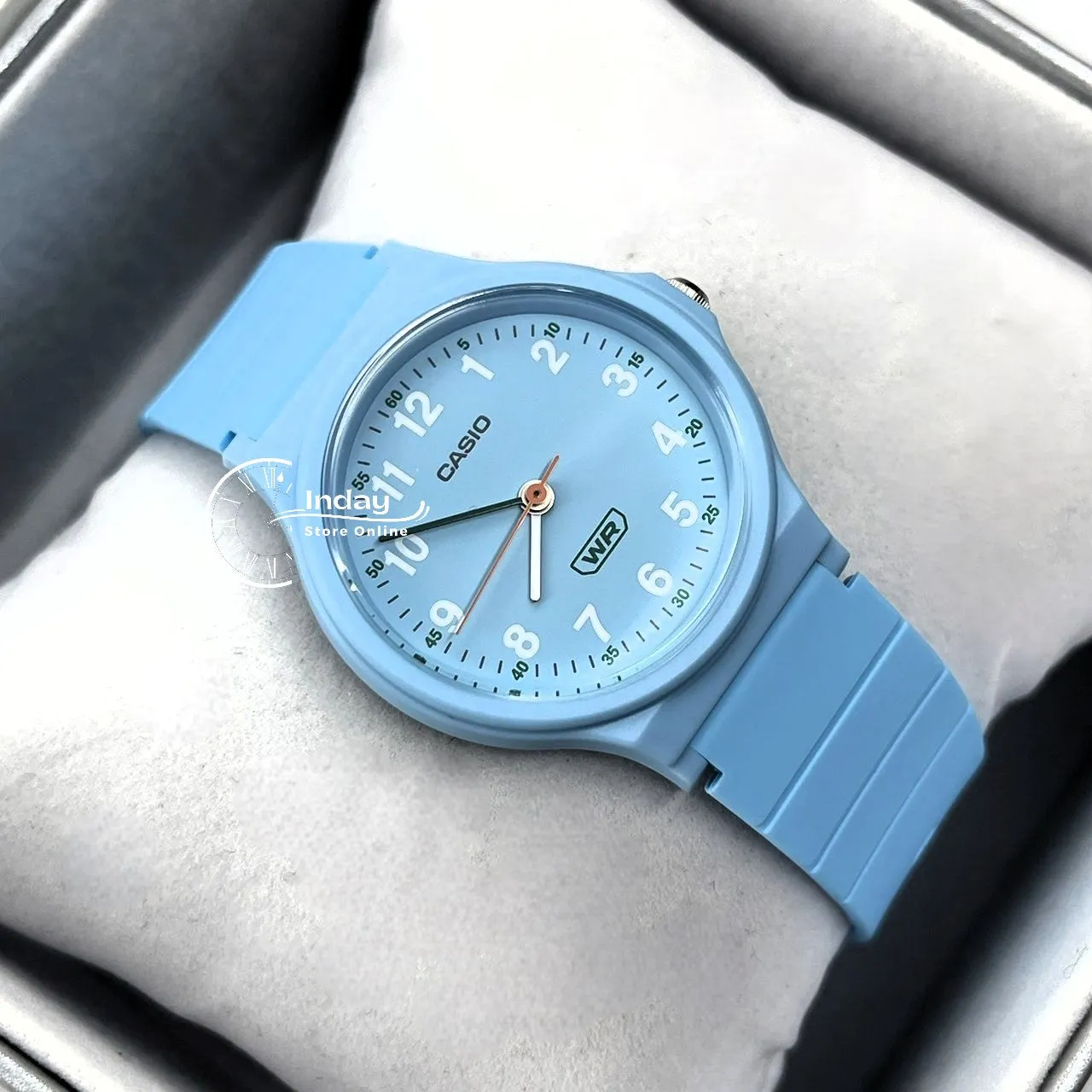 Casio Analog Women's Watch LQ-24B-2B Bio-based Resin Glass Resin Band