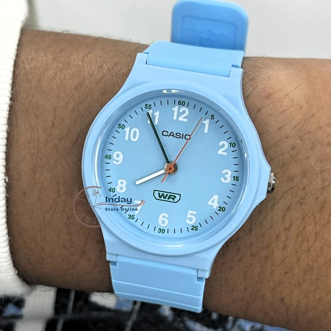Casio Analog Women's Watch LQ-24B-2B Bio-based Resin Glass Resin Band