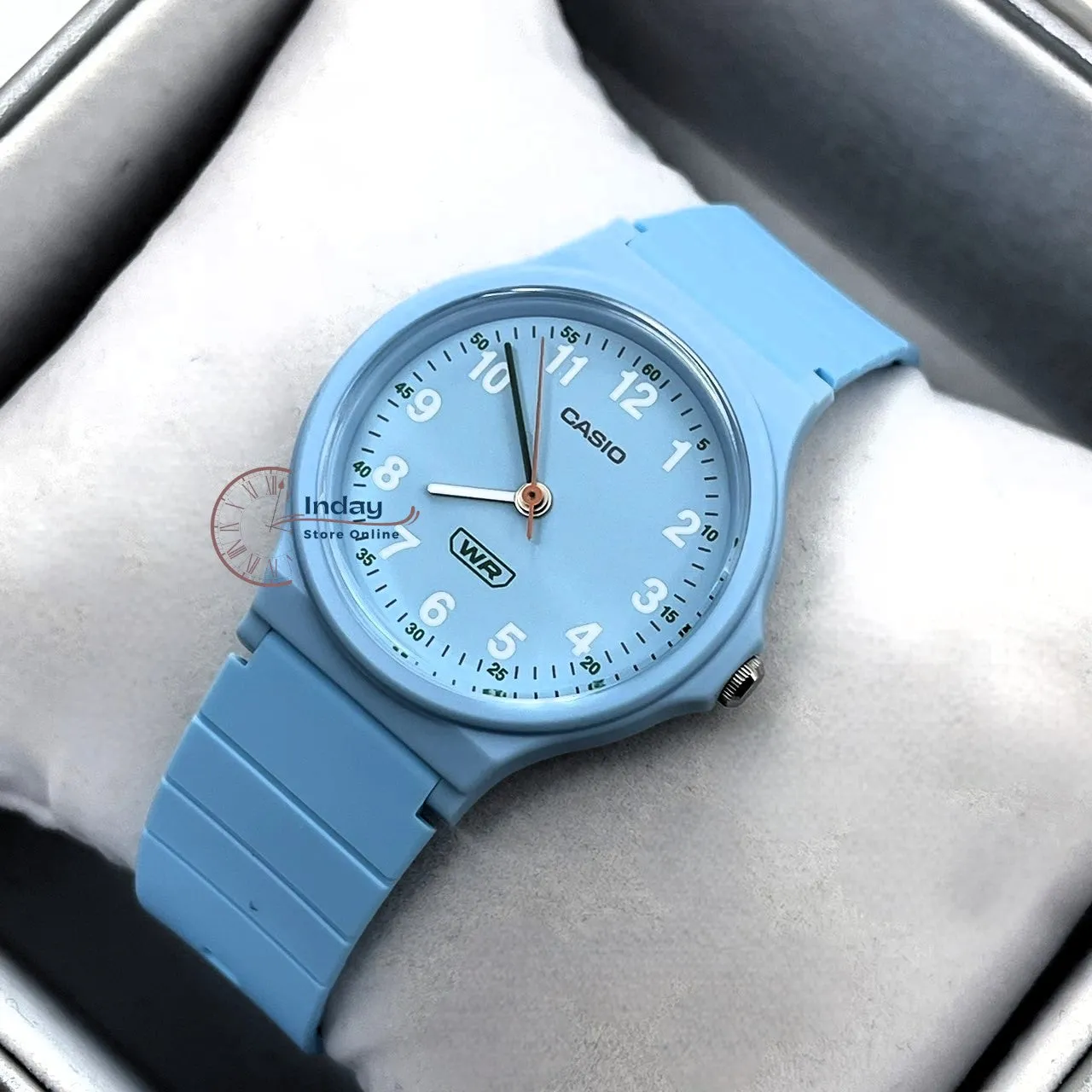 Casio Analog Women's Watch LQ-24B-2B Bio-based Resin Glass Resin Band