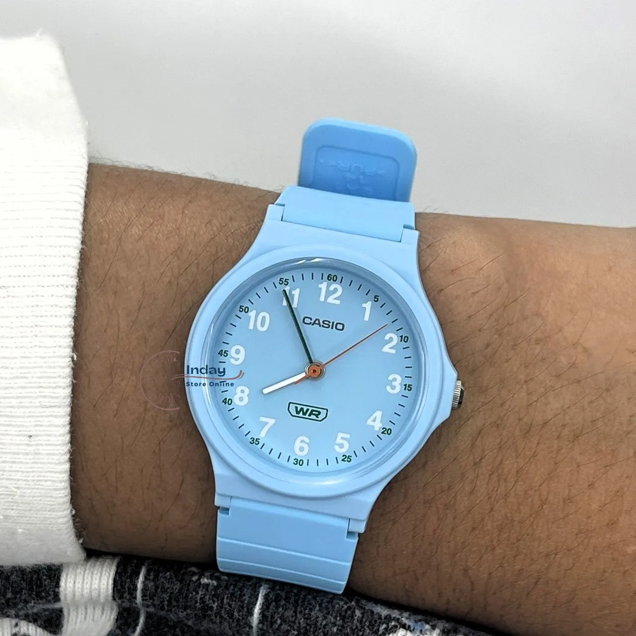 Casio Analog Women's Watch LQ-24B-2B Bio-based Resin Glass Resin Band