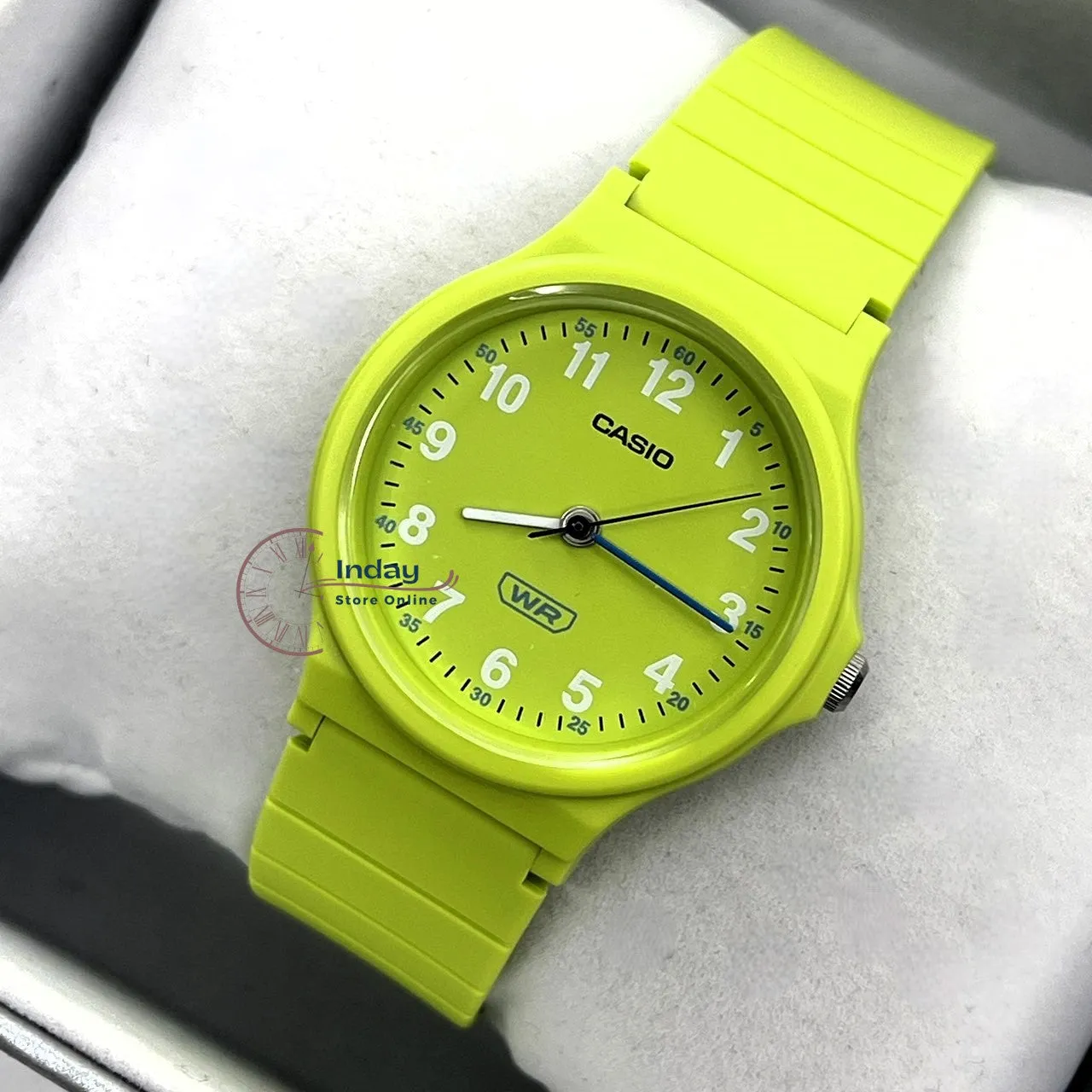 Casio Analog Women's Watch LQ-24B-3B Bio-based Resin Glass Resin Band
