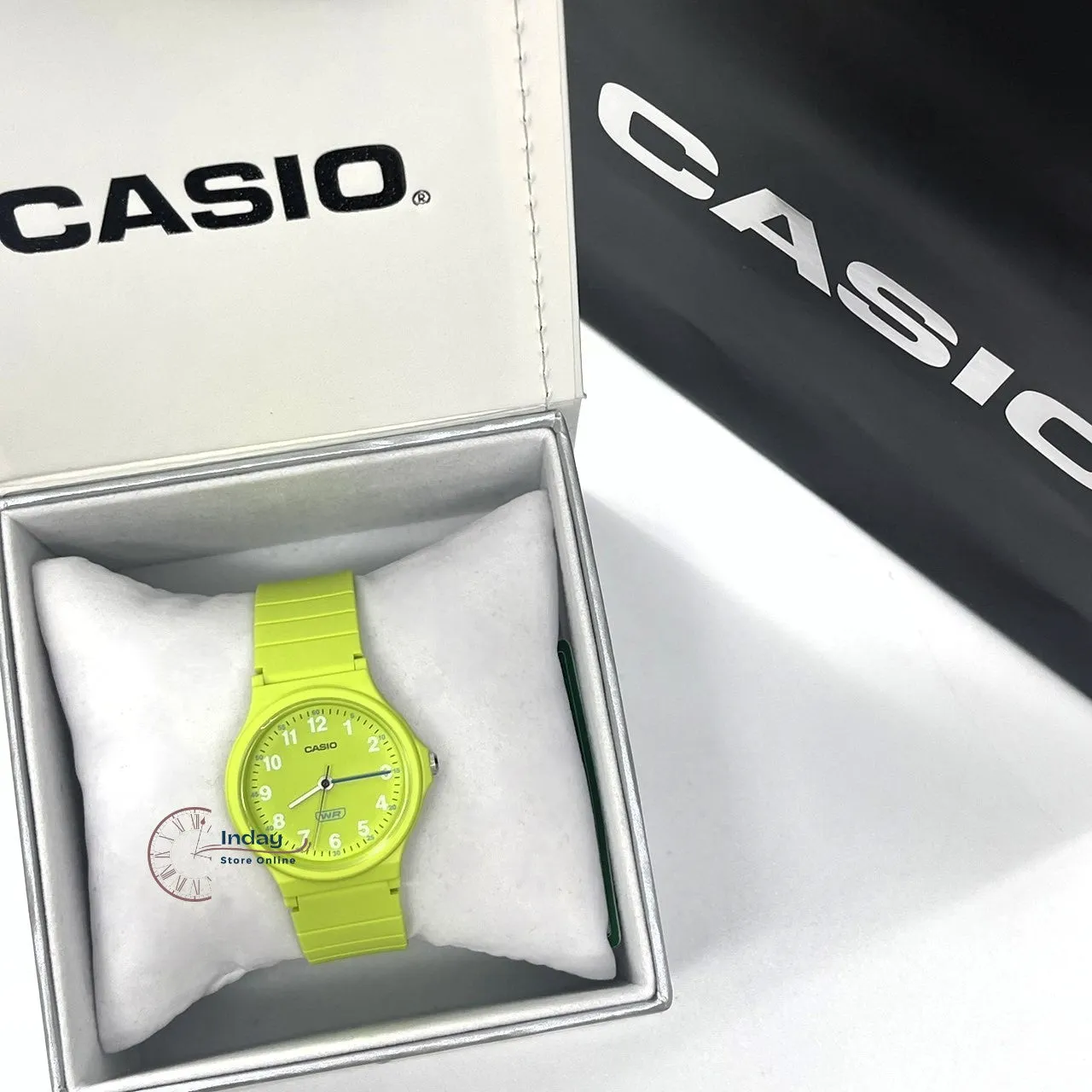 Casio Analog Women's Watch LQ-24B-3B Bio-based Resin Glass Resin Band