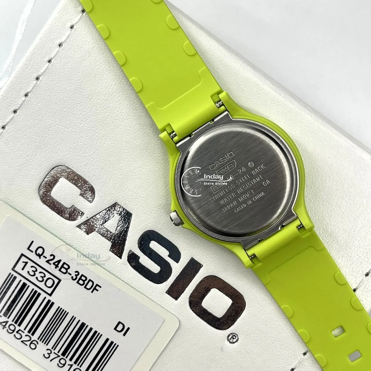 Casio Analog Women's Watch LQ-24B-3B Bio-based Resin Glass Resin Band