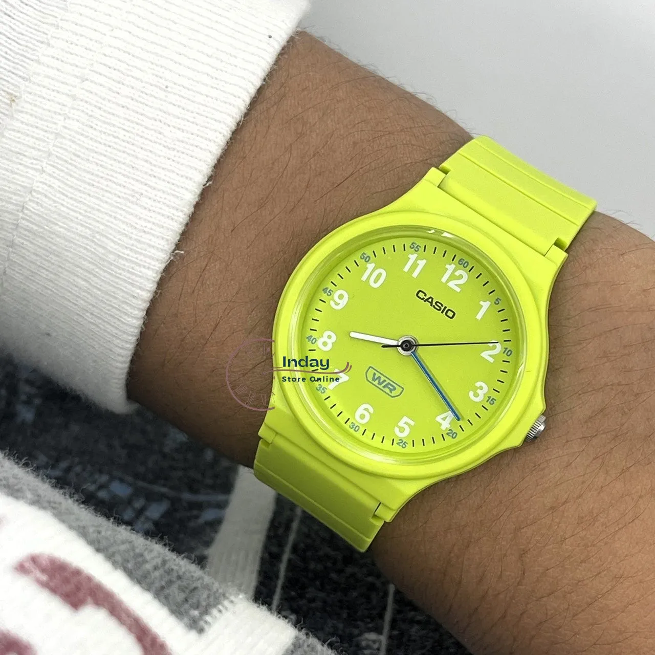 Casio Analog Women's Watch LQ-24B-3B Bio-based Resin Glass Resin Band