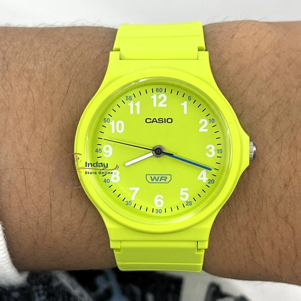 Casio Analog Women's Watch LQ-24B-3B Bio-based Resin Glass Resin Band