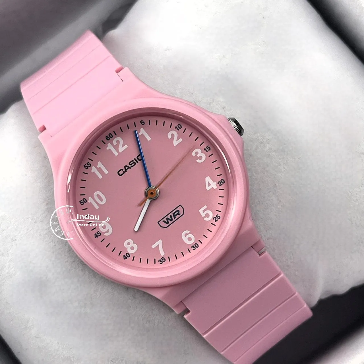 Casio Analog Women's Watch LQ-24B-4B Bio-based Resin Glass Resin Band