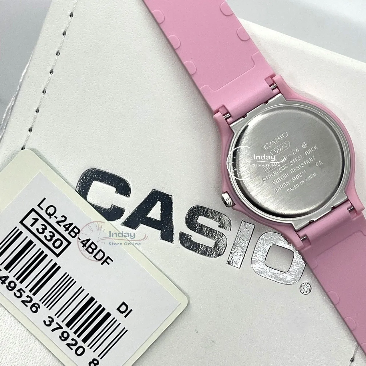 Casio Analog Women's Watch LQ-24B-4B Bio-based Resin Glass Resin Band