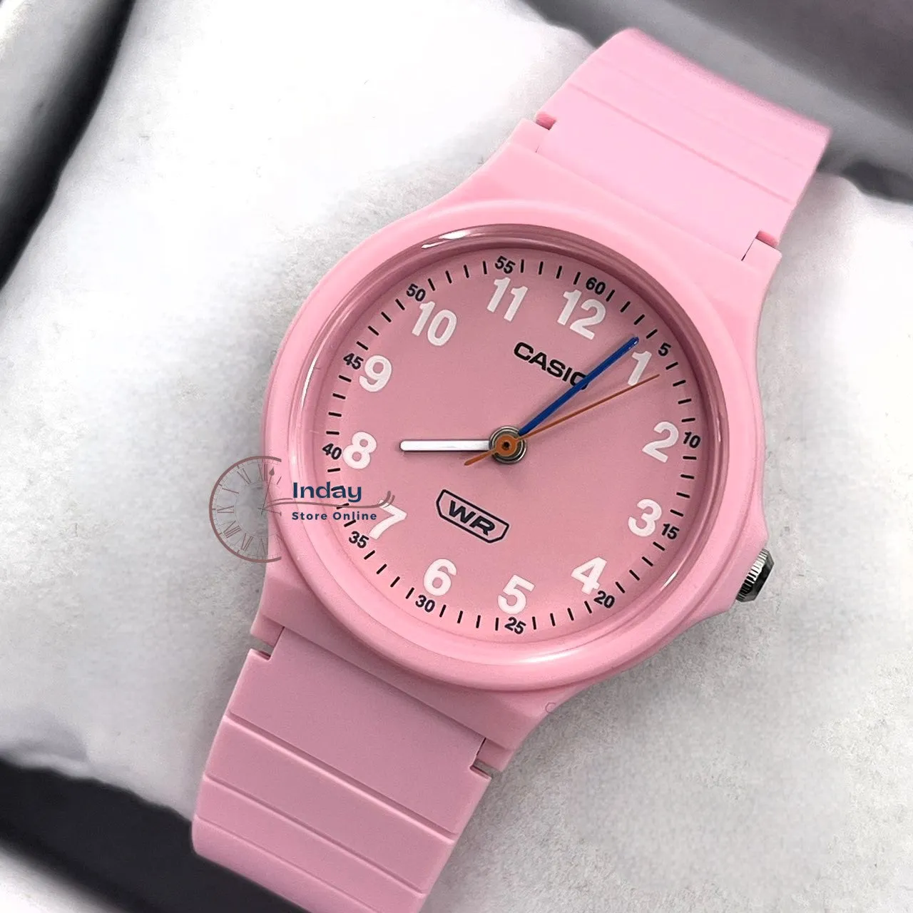 Casio Analog Women's Watch LQ-24B-4B Bio-based Resin Glass Resin Band