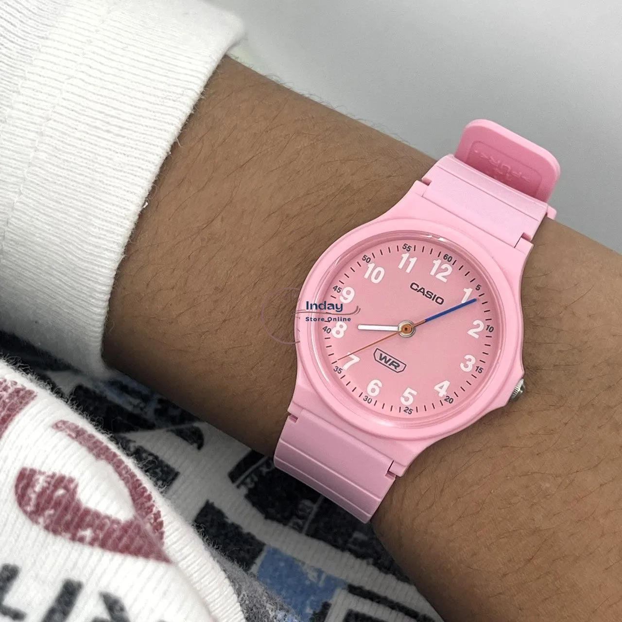 Casio Analog Women's Watch LQ-24B-4B Bio-based Resin Glass Resin Band