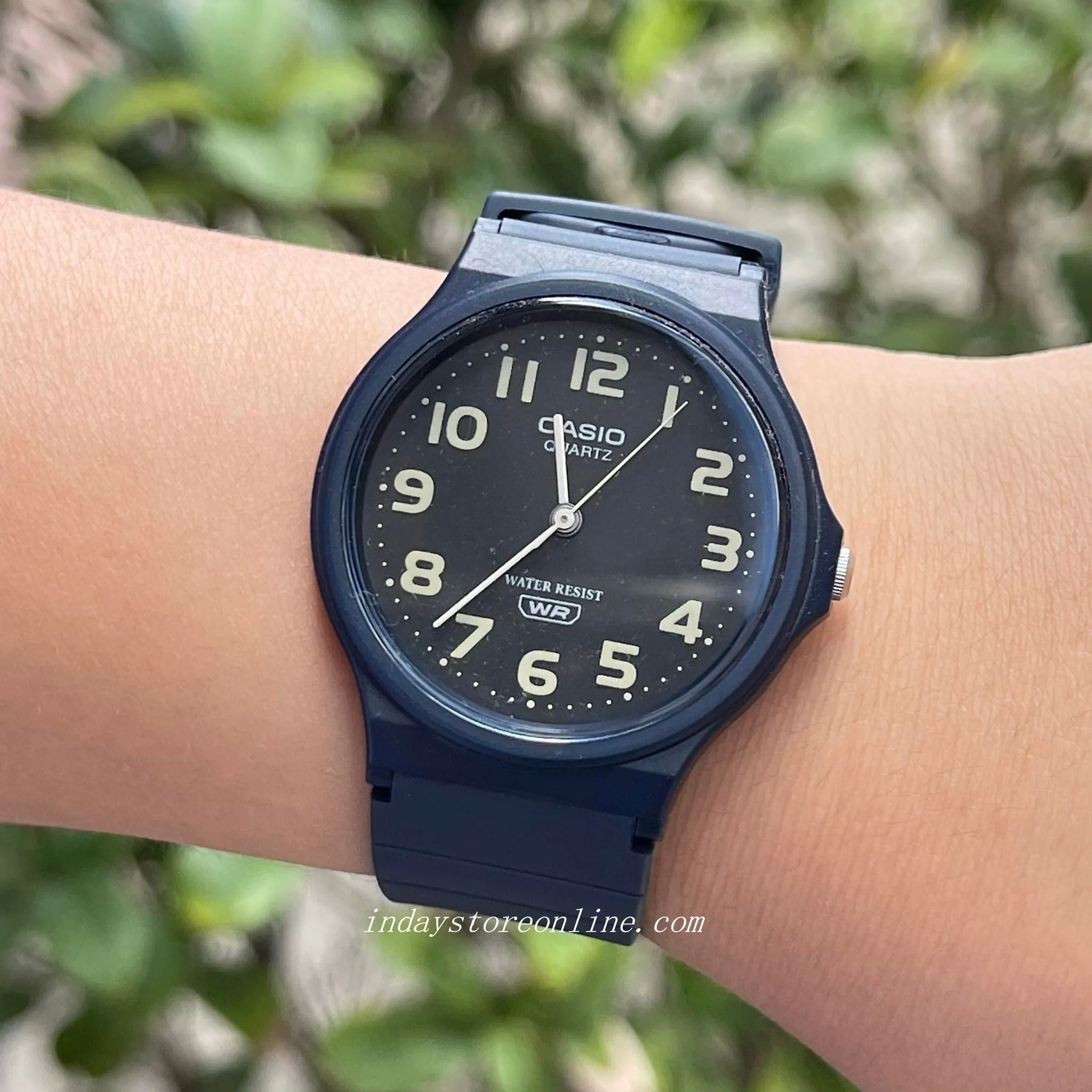 Casio Analog Women's Watch MQ-24UC-2B Resin Glass Blue Color Resin Strap Watch