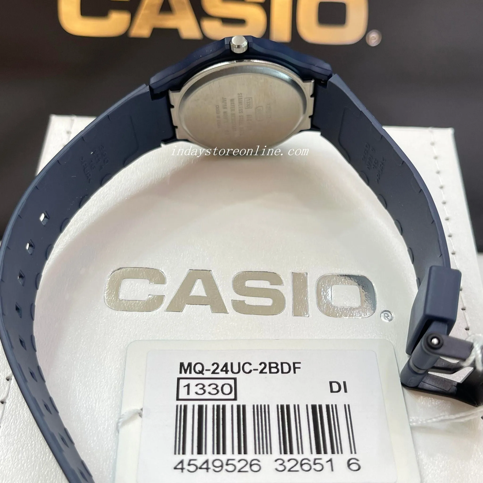 Casio Analog Women's Watch MQ-24UC-2B Resin Glass Blue Color Resin Strap Watch