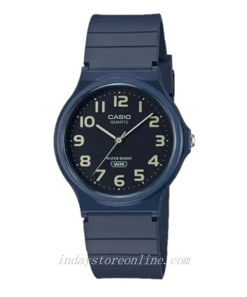 Casio Analog Women's Watch MQ-24UC-2B Resin Glass Blue Color Resin Strap Watch