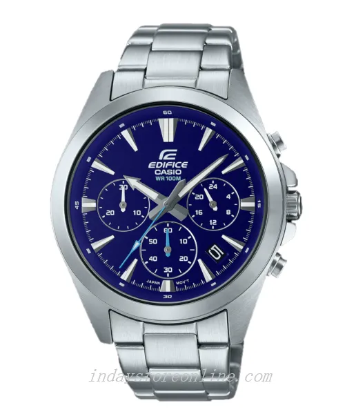Casio Edifice Men's Watch EFV-630D-2A Standard Chronograph Stainless Steel Band