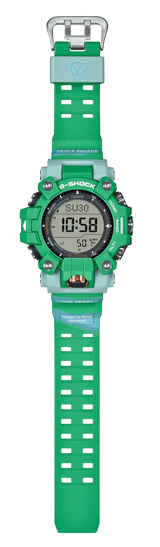 Casio G-Shock Mudman Solar Love the Sea and the Earth 2023 "EARTHWATCH" Collaboration Model GW-9500KJ-3