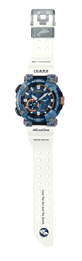 Casio G-Shock X I.C.E.R.C. 30th Anniversary Love The Sea and The Earth Analog Frogman Diver  GWF-A1000K-2AJR
