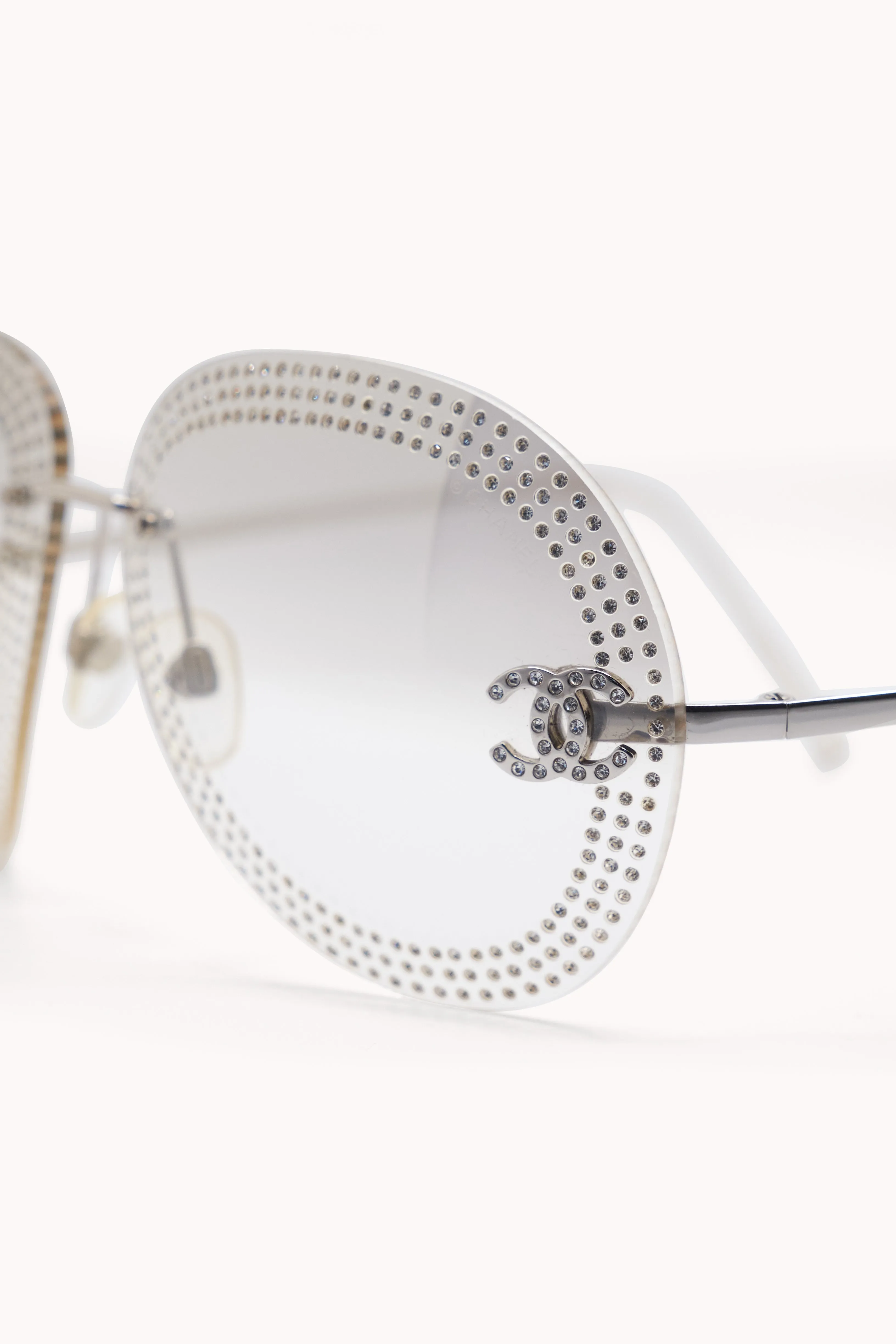 Chanel Crystal Sunglasses