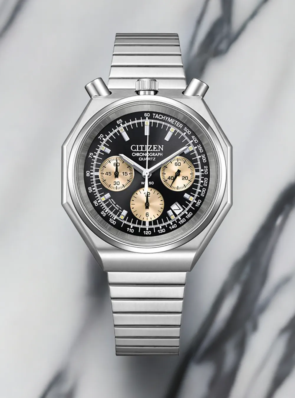 CITIZEN WATCH RECORD LABEL TSUNO CHRONO(BULL HEAD) QUARTZ LIMITED EDITION JDM