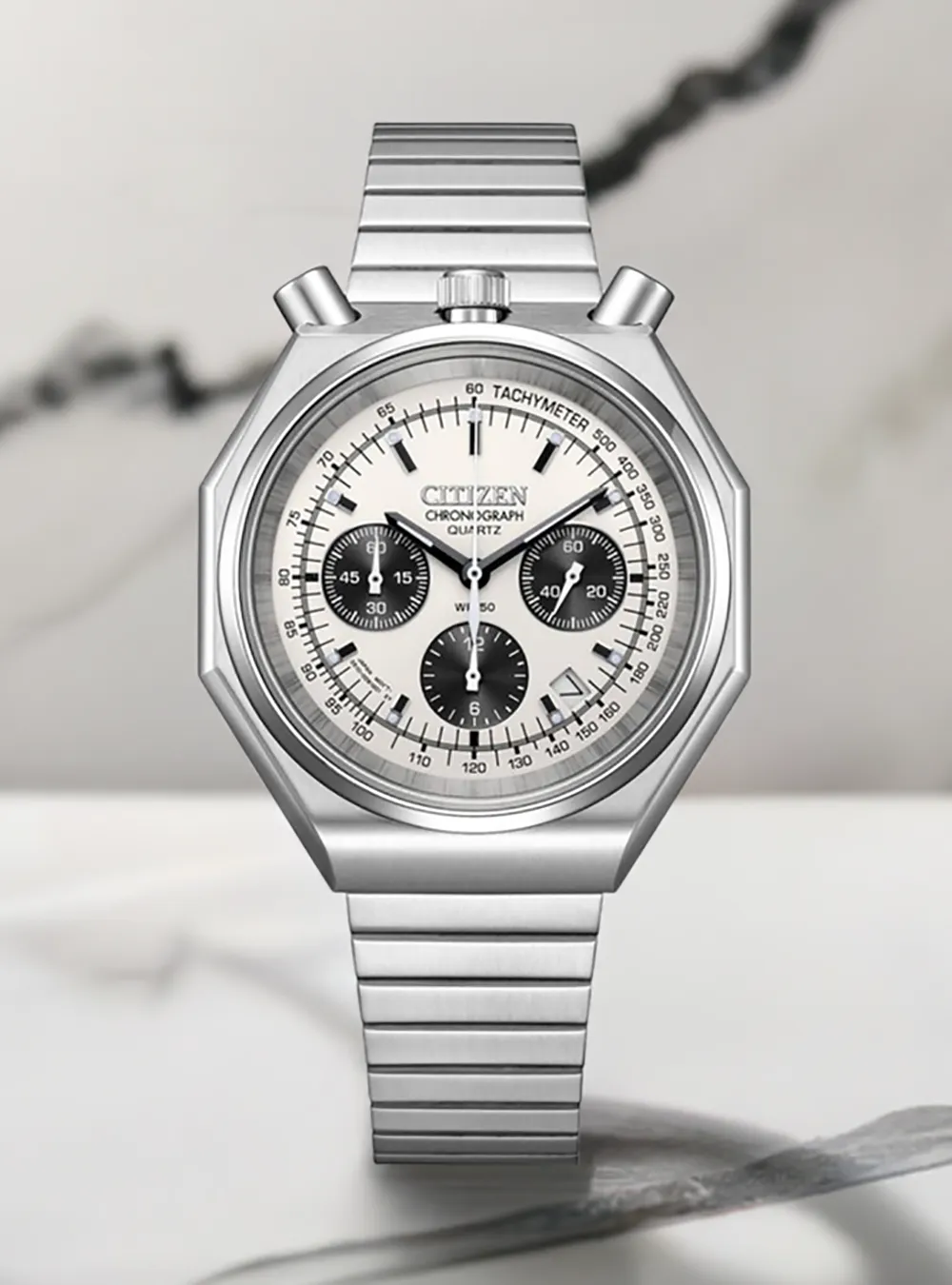 CITIZEN WATCH RECORD LABEL TSUNO CHRONO(BULL HEAD) QUARTZ LIMITED EDITION JDM