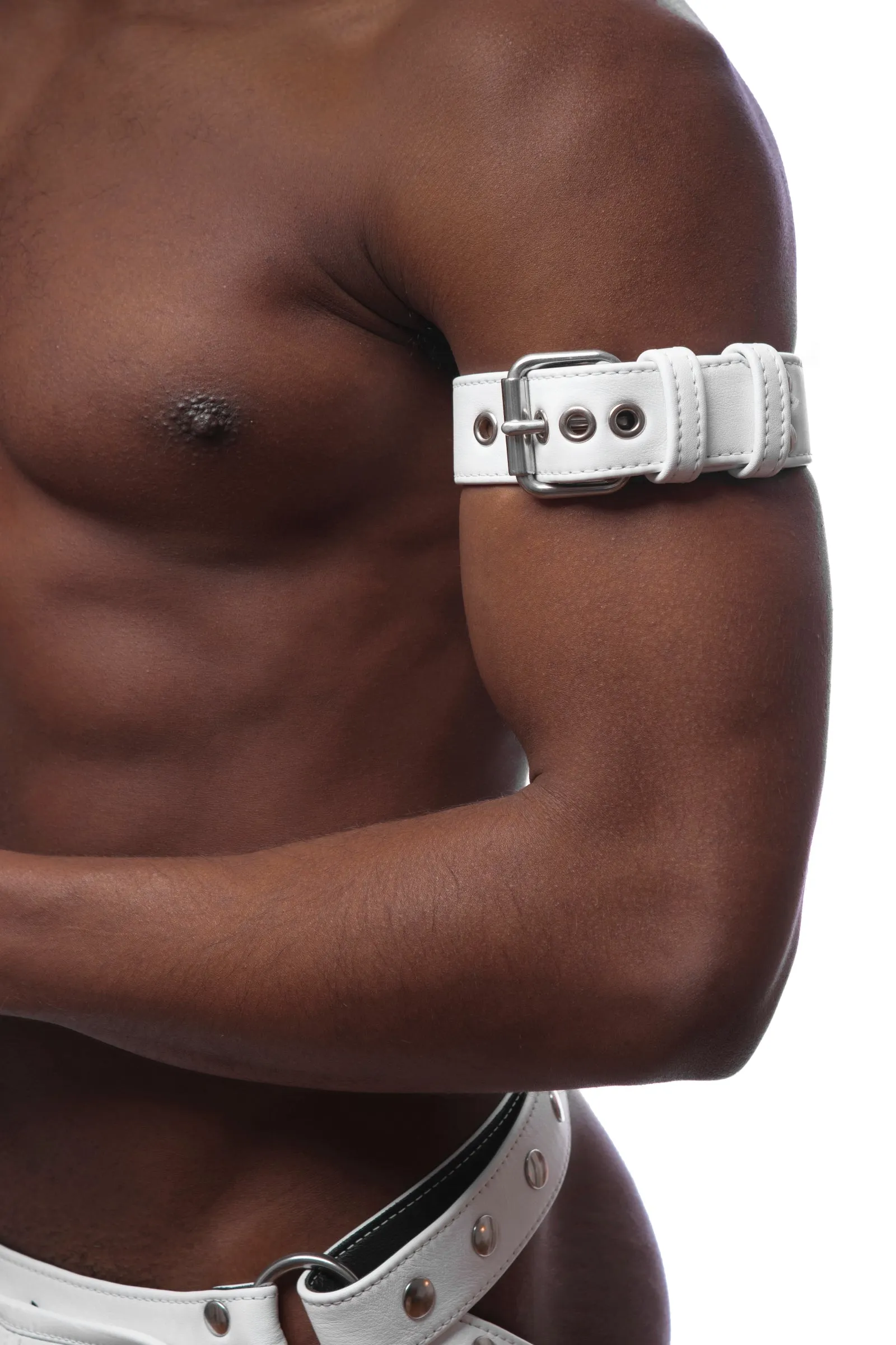 CLASSIC ARMBELT - White & Stainless Steel