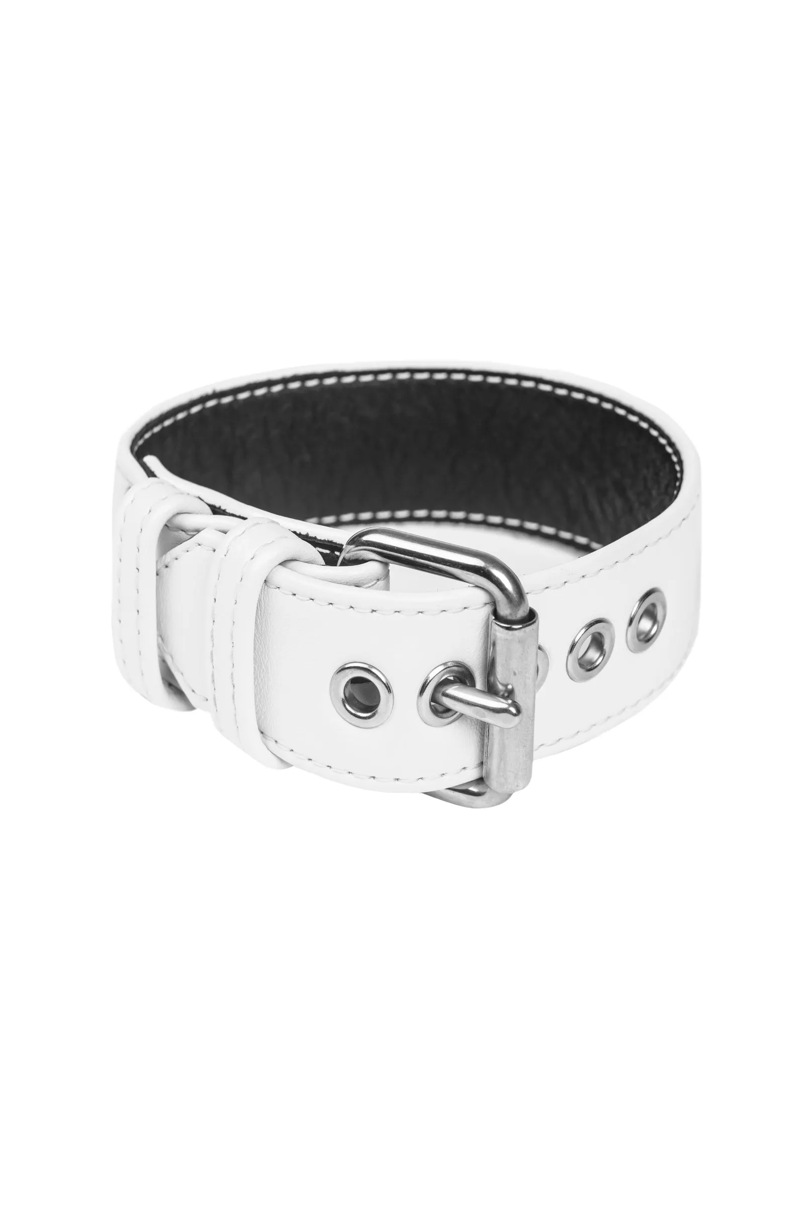CLASSIC ARMBELT - White & Stainless Steel