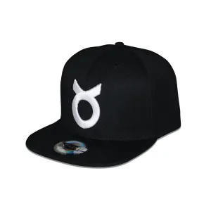 Classic Ring Snapback Hat - Black / White