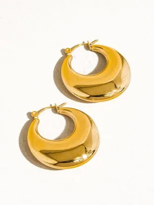 Classic Round Hoop Earring