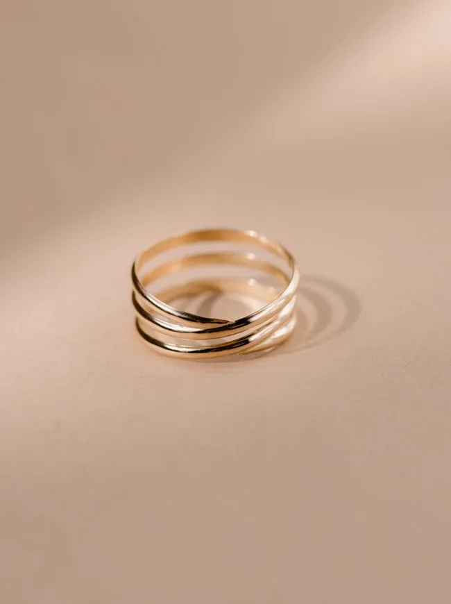 Contour Ring - Gold