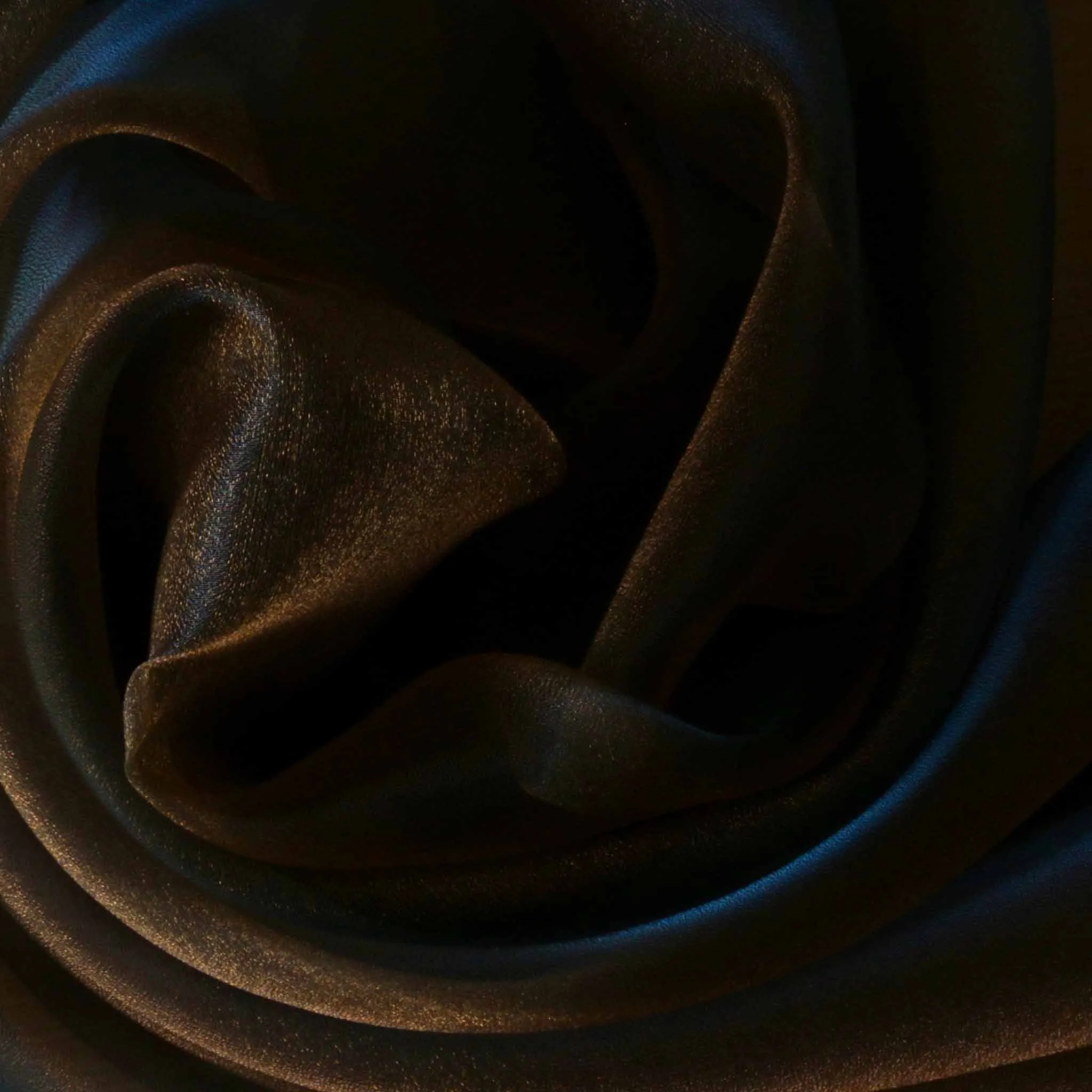 Crystal Organza Fabric - Red, purple, yellow, gold, brown and green