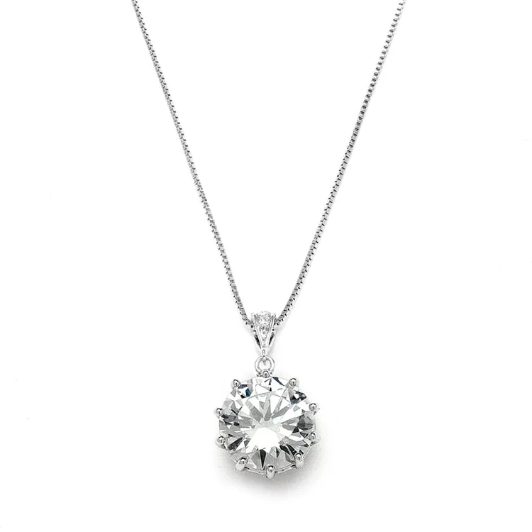 Cubic Zirconia Necklace Pendant