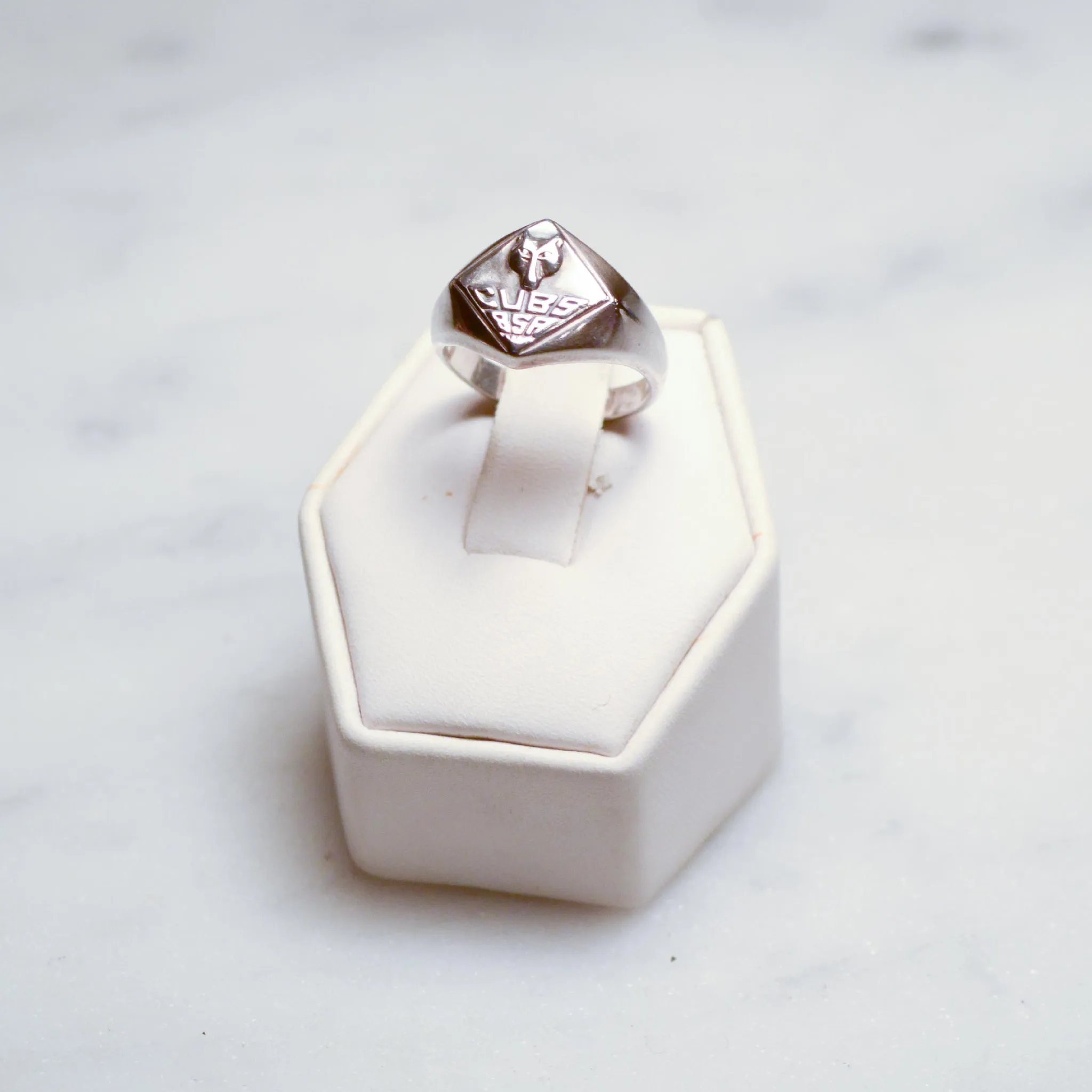 Cubs BSA Sterling Silver Signet Ring