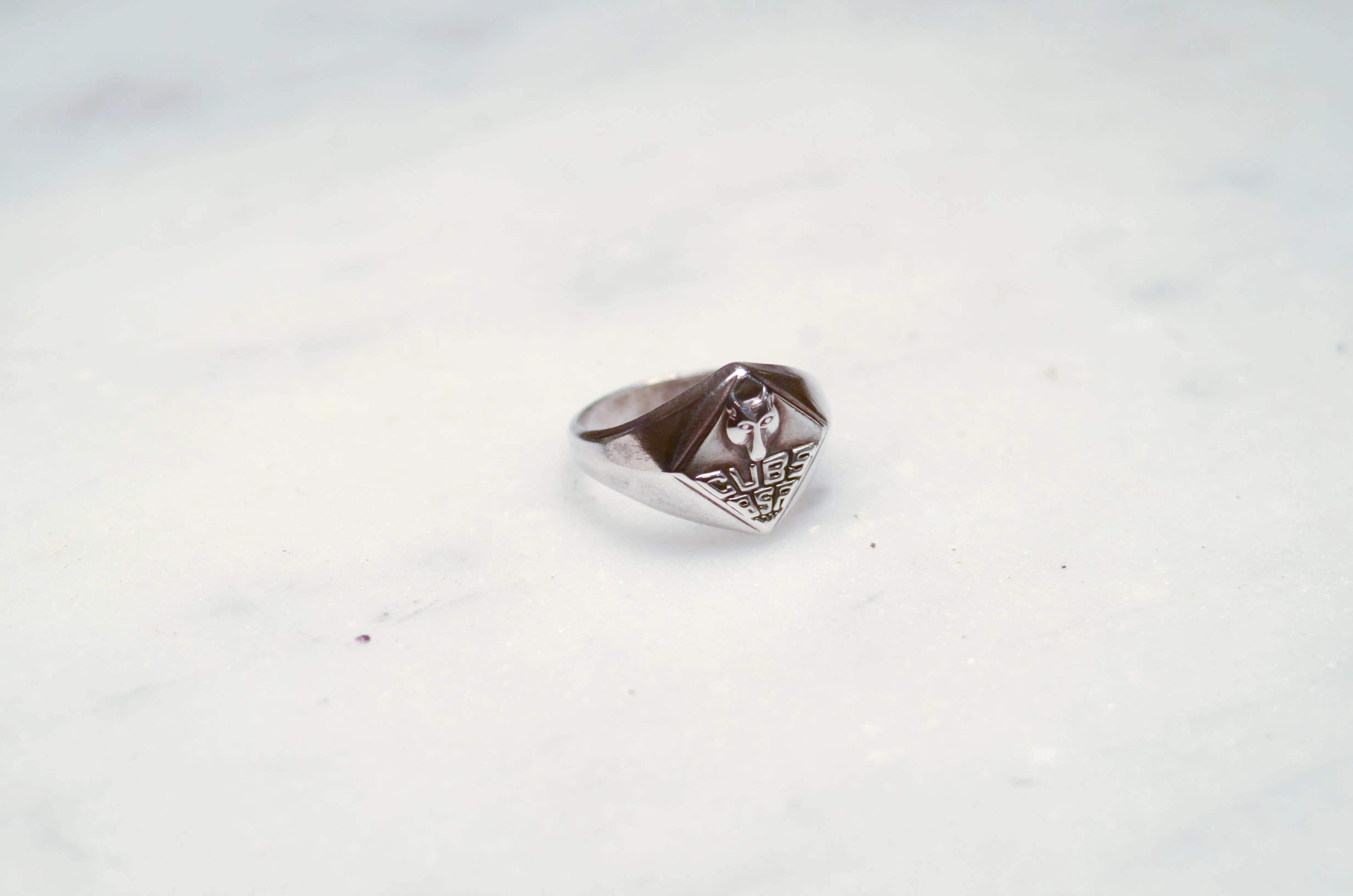 Cubs BSA Sterling Silver Signet Ring
