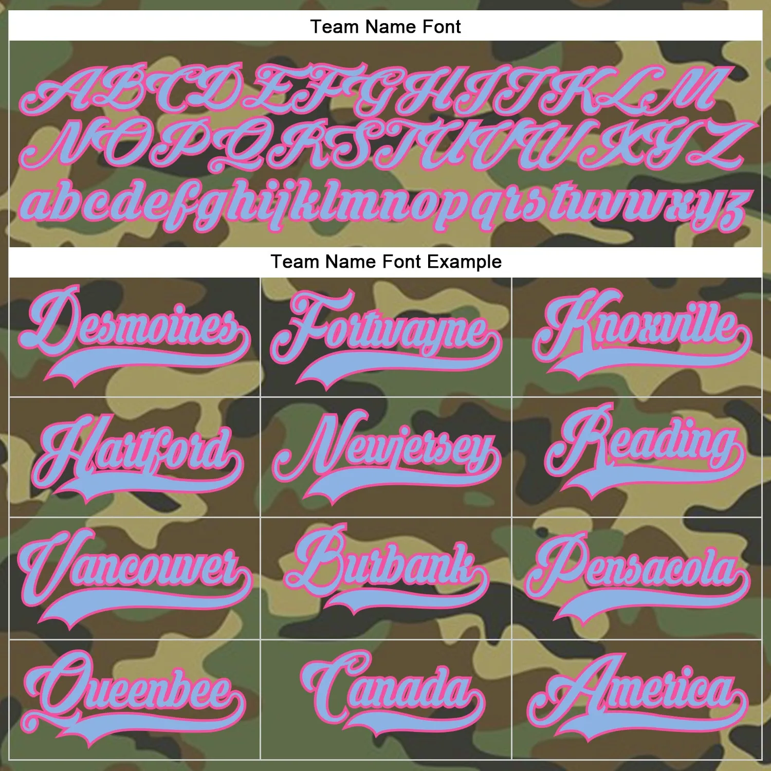 Custom Camo Light Blue-Pink Salute To Service Hockey Lace Neck Jersey