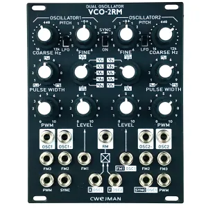 Cwejman VCO-2RM Dual-Oscillator, black