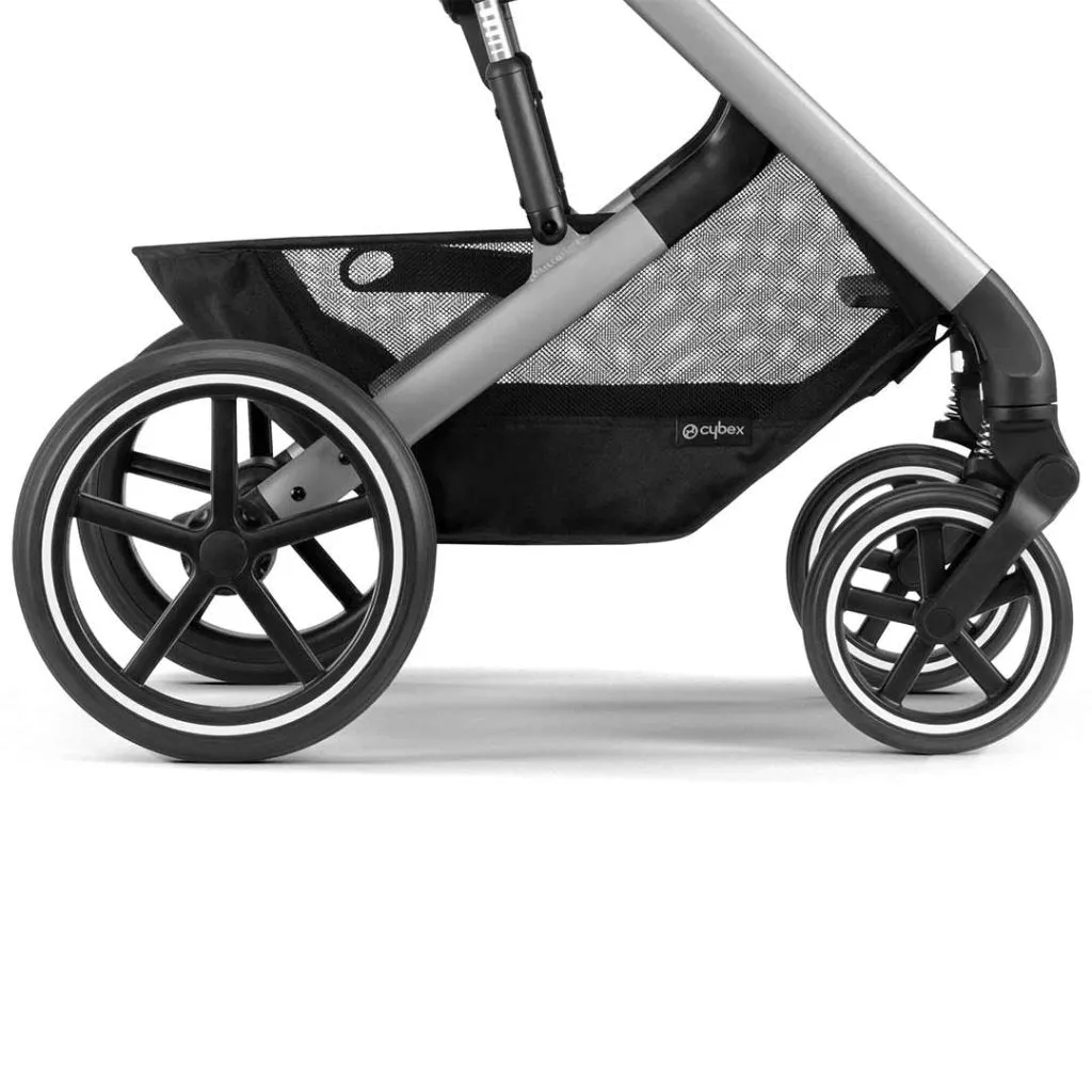 CYBEX BALIOS S Travel System Luxury Bundle with CLOUD T and Gold Footmuff - Lava Grey