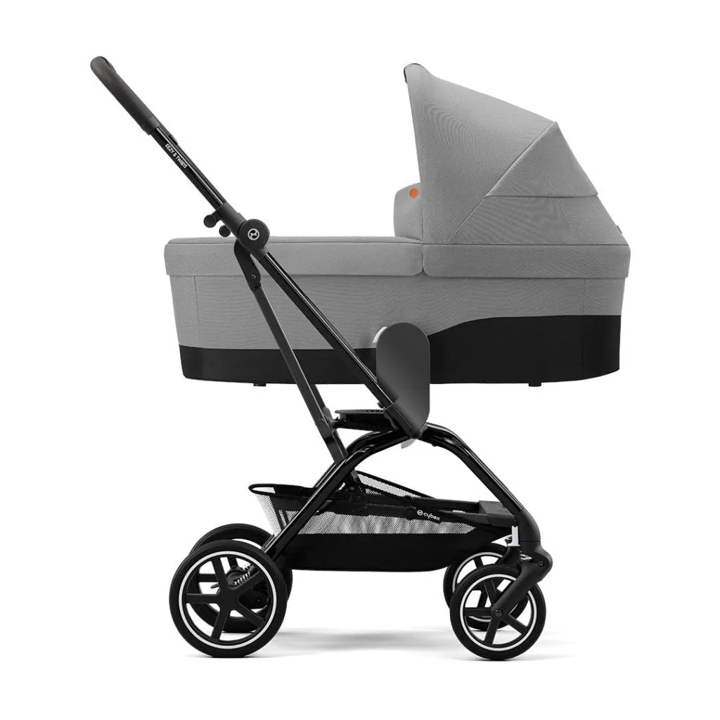 CYBEX BALIOS S Travel System Luxury Bundle with CLOUD T and Gold Footmuff - Lava Grey