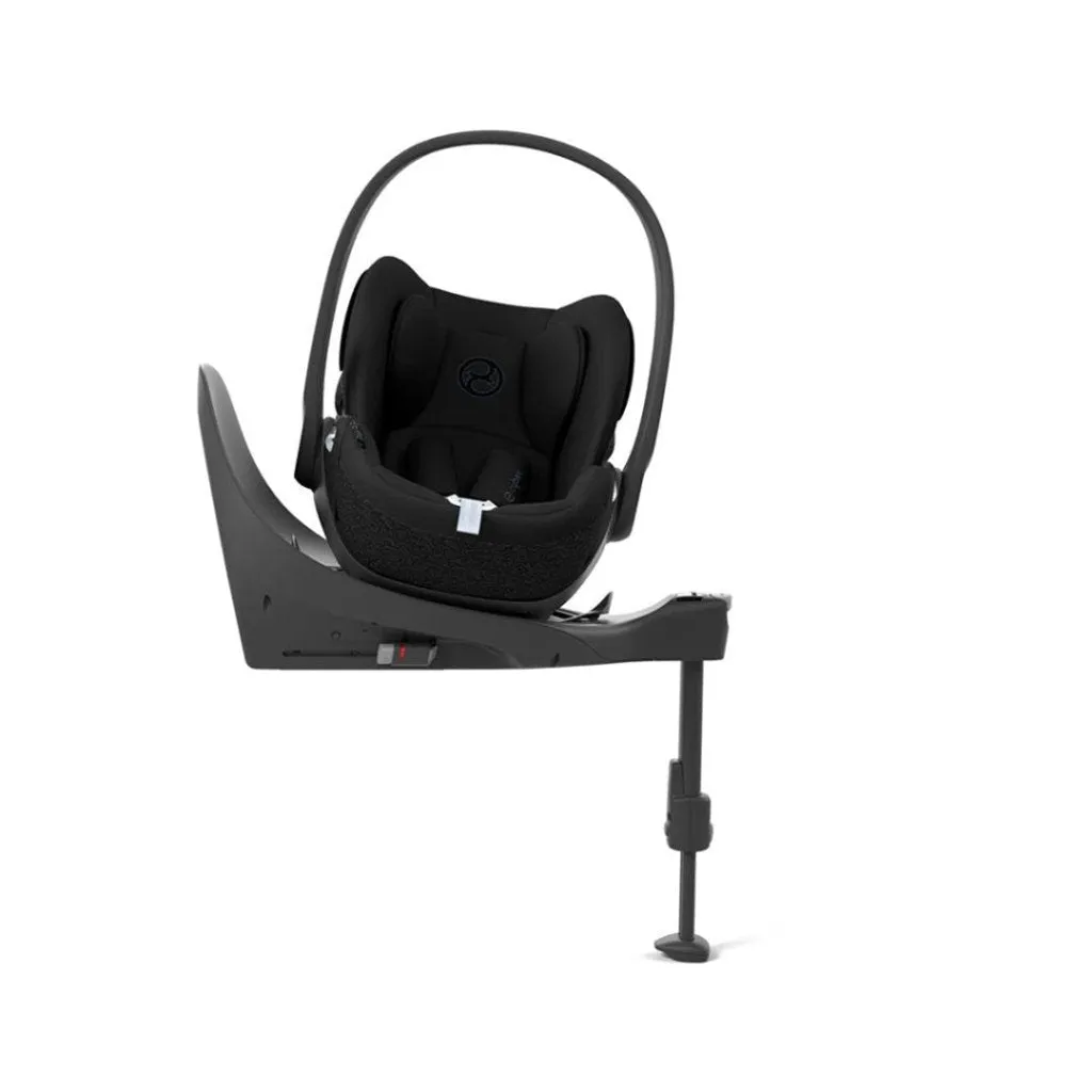CYBEX BALIOS S Travel System Luxury Bundle with CLOUD T and Snogga Footmuff - Moon Black