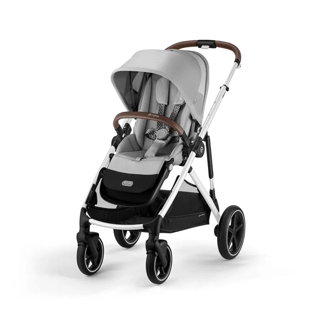 CYBEX Gazelle S Travel System Luxury Bundle With Snogga and CLOUD T - Lava Grey