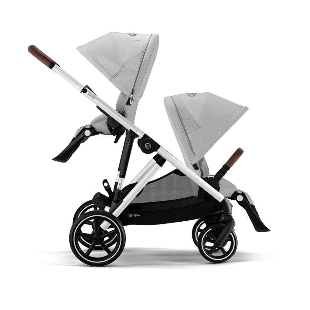 CYBEX Gazelle S Travel System Luxury Bundle With Snogga and CLOUD T - Lava Grey