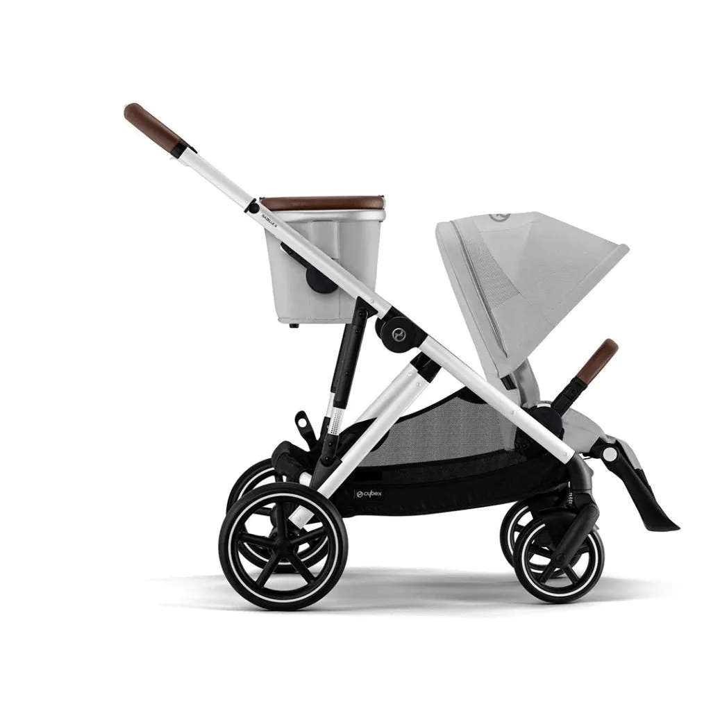 CYBEX Gazelle S Travel System Luxury Bundle With Snogga and CLOUD T - Lava Grey