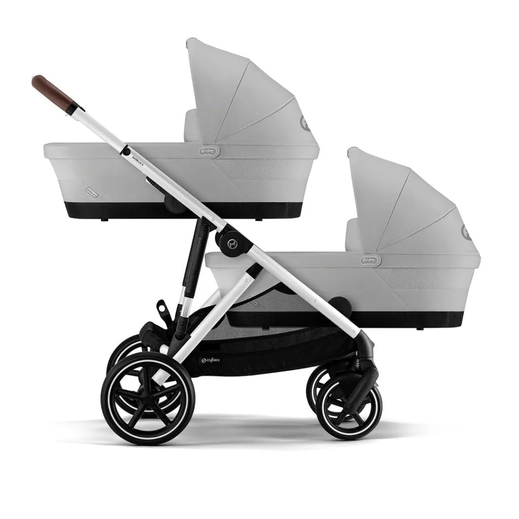 CYBEX Gazelle S Travel System Luxury Bundle With Snogga and CLOUD T - Lava Grey